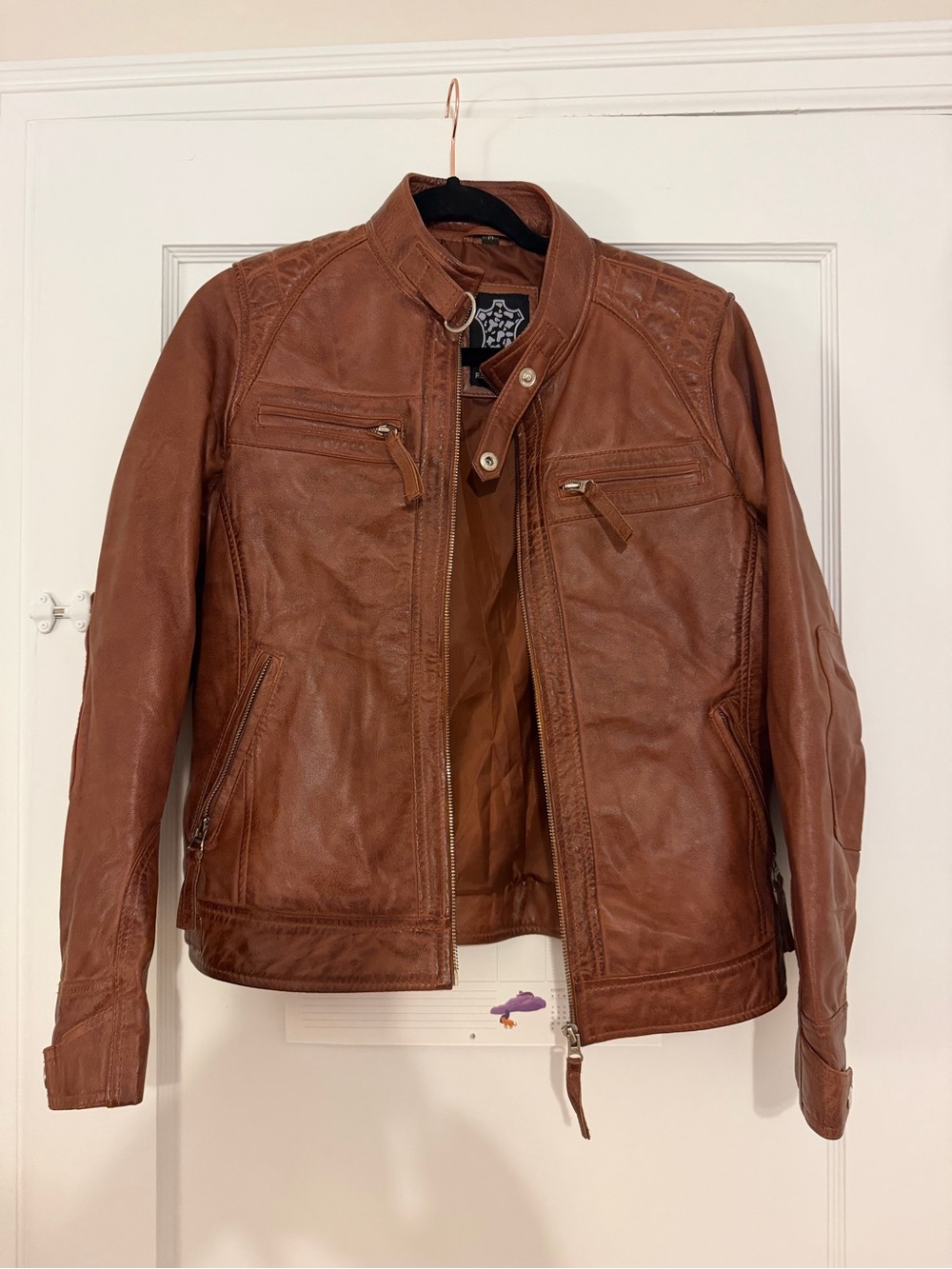 Brown Leather Jacket - Women’s